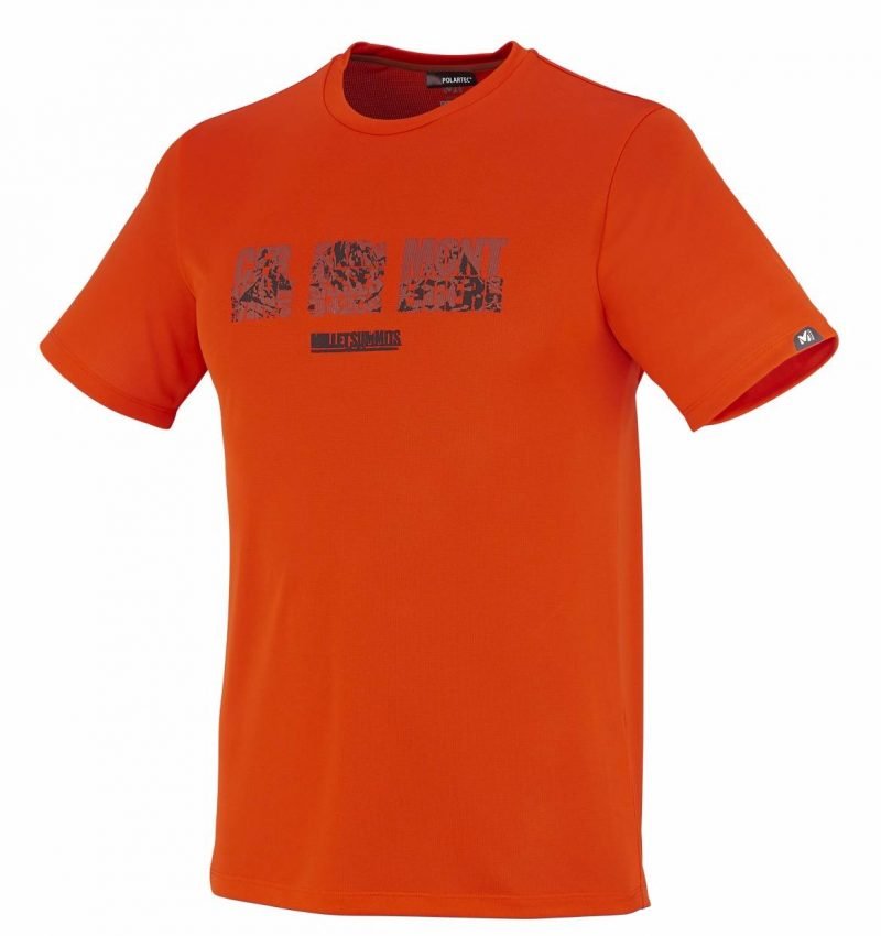 Millet Summit T-Shirt SS - Bright Orange