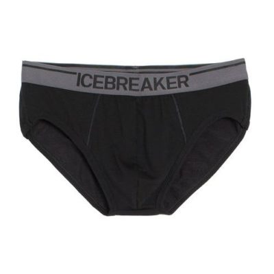 Icebreaker Men'S Anatomica Briefs - Black