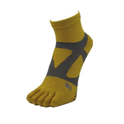 YAMAtune Spider Arch Middle 5 Toe Anti-Slip Dots Socks (23-25cm)