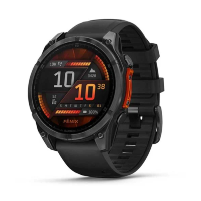 Fenix 8 47 mm (Amoled) – Slate Gray with Black Silicone Band